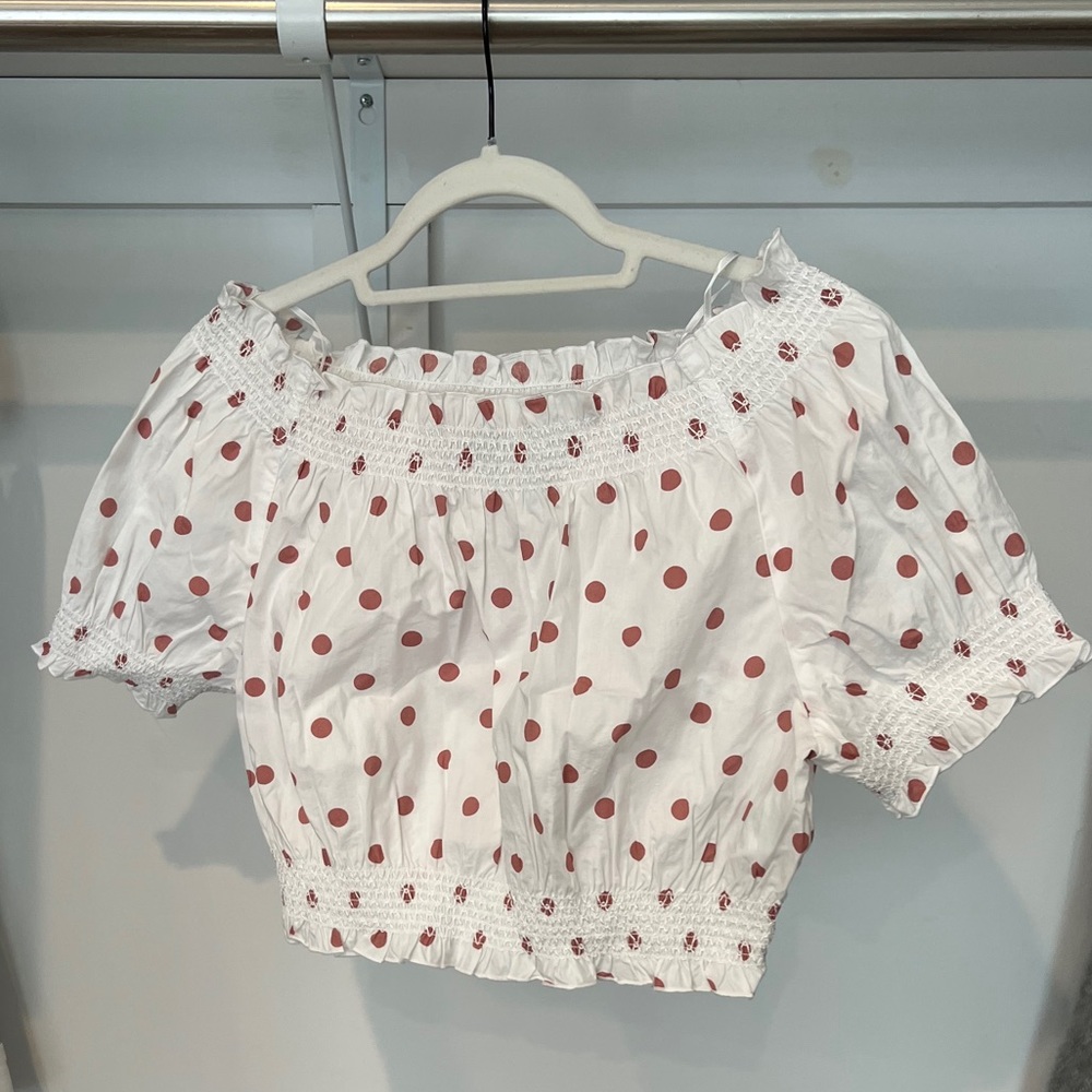 J Crew off shoulder top size medium